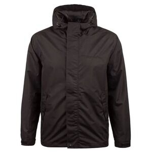 Huntworth Men's Micro Fiber Waterproof Jacket - Black - #81702 - Medium